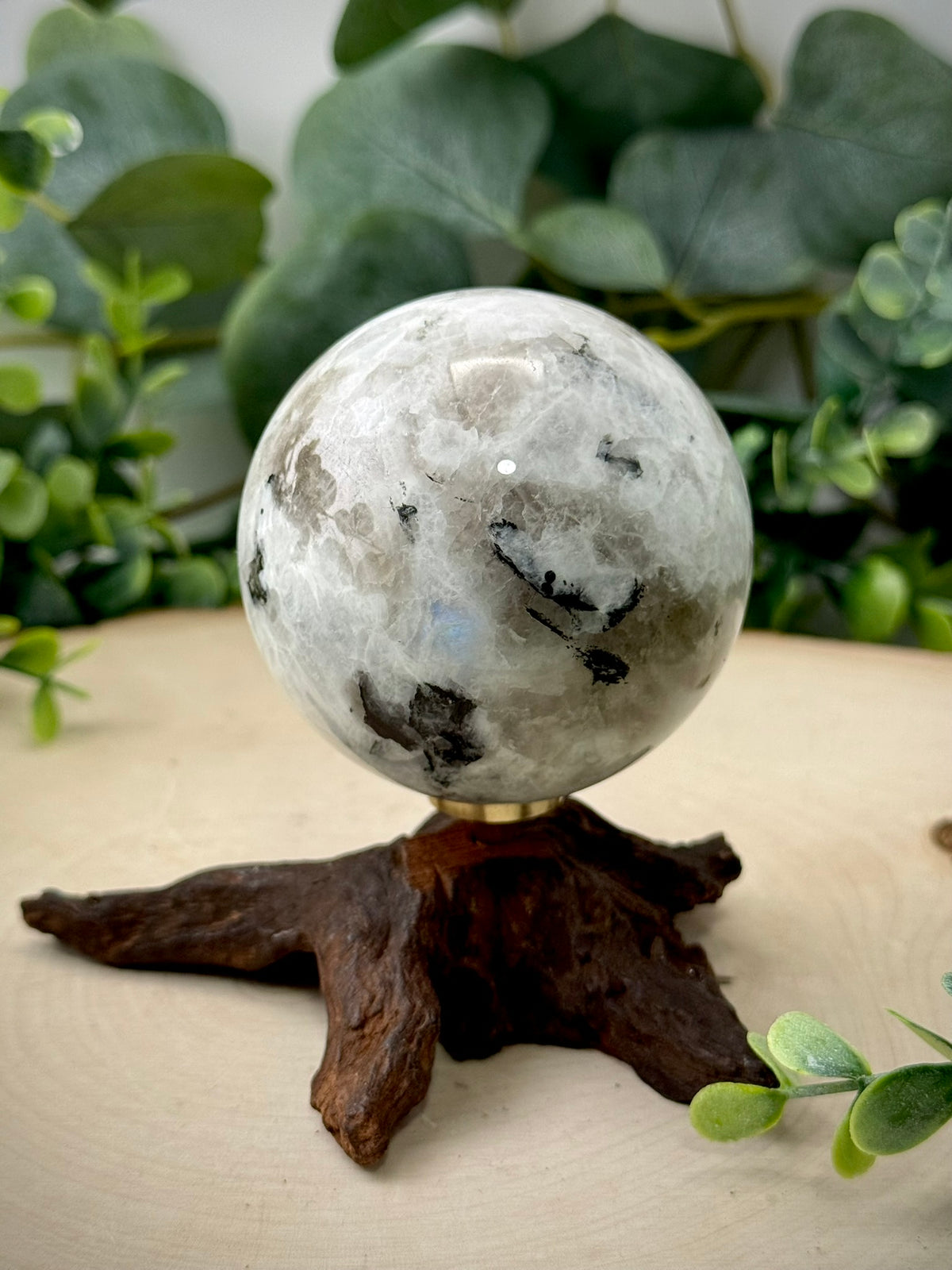 Rainbow Moonstone Spheres | Natural Polished Gemstone Crystal Spheres