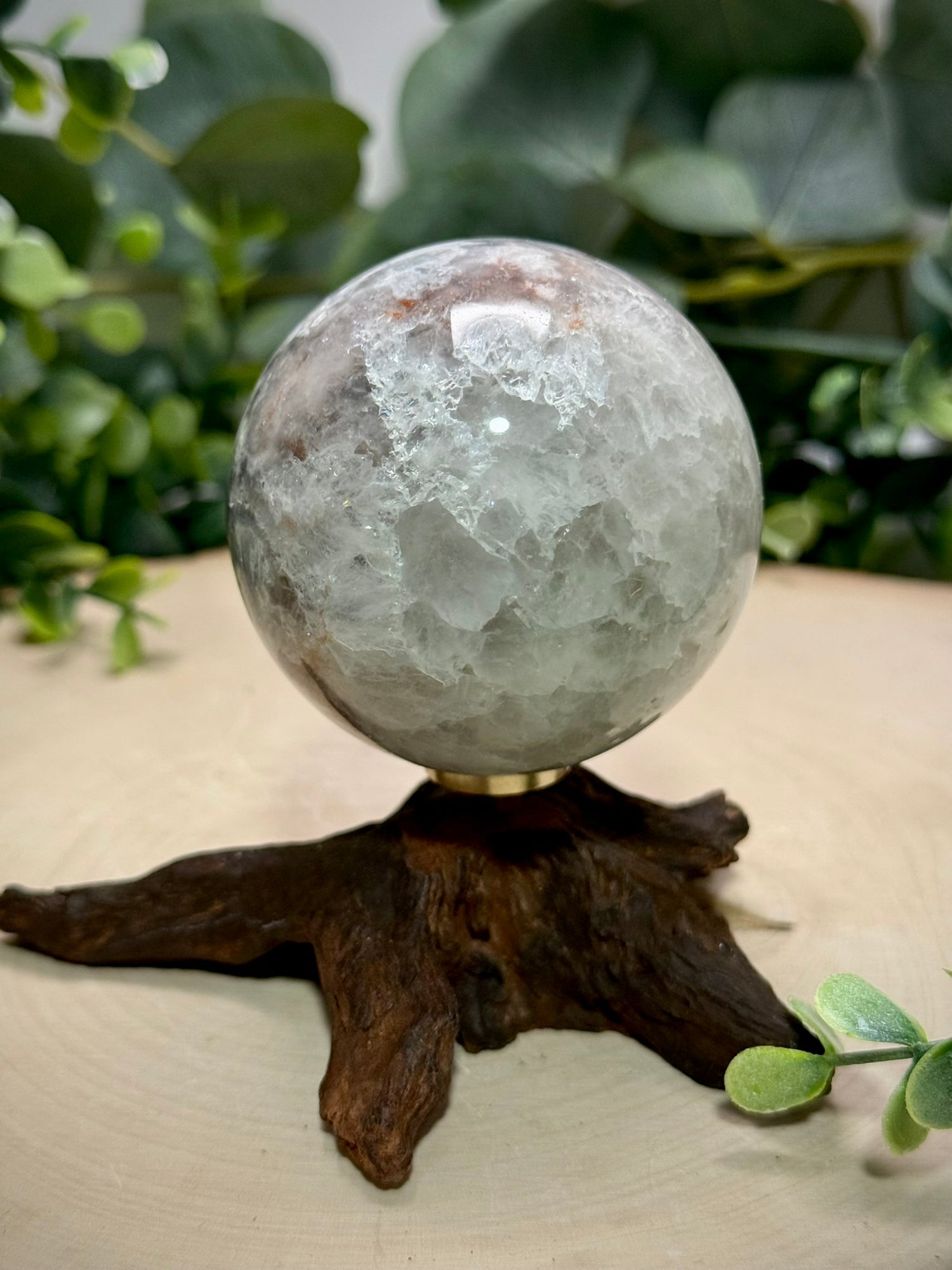 Prasiolite Spheres