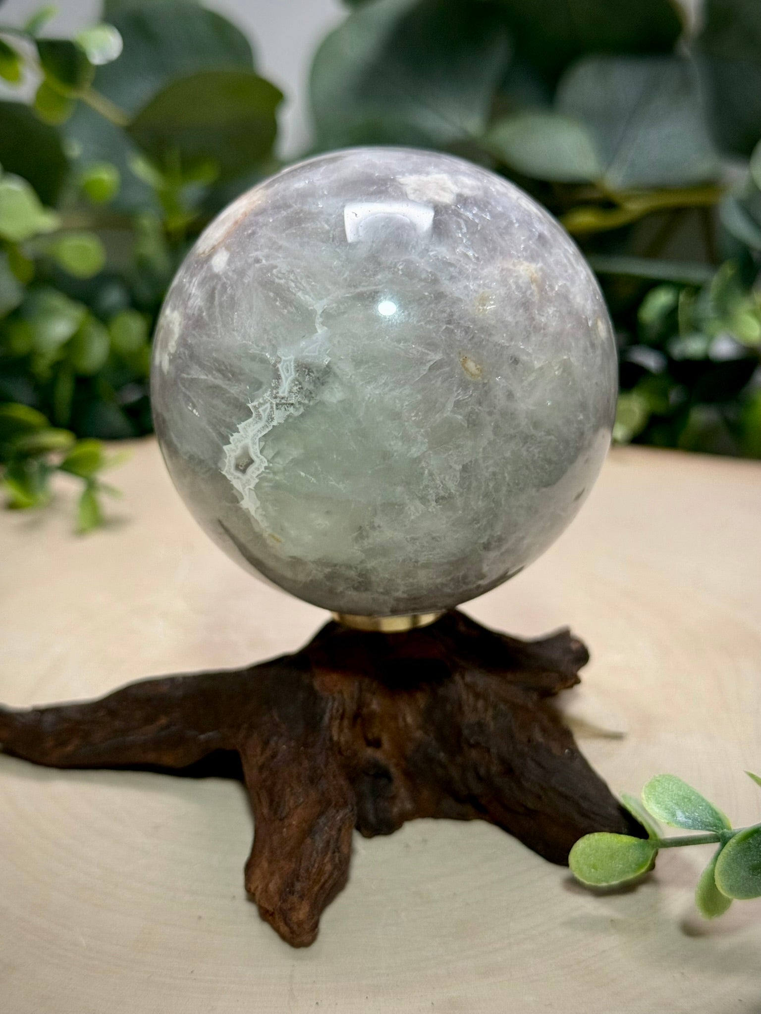 Prasiolite Spheres