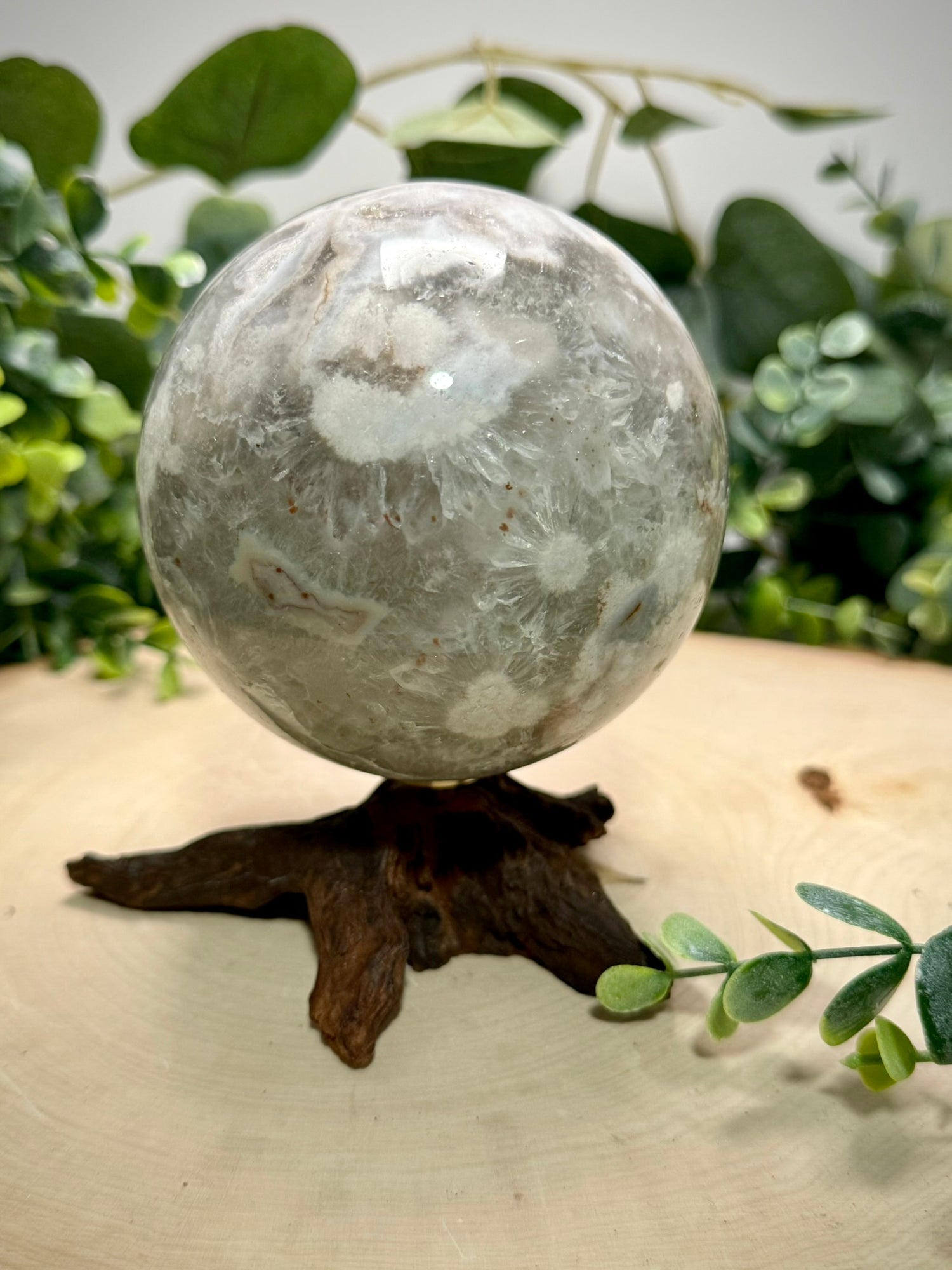 Prasiolite Spheres
