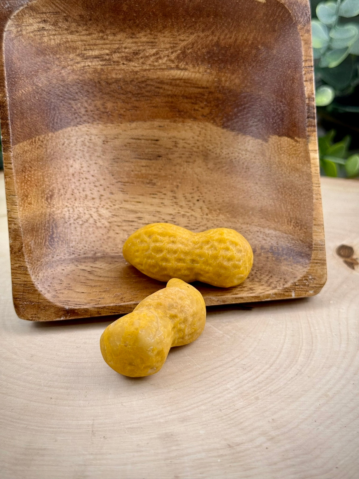 Jade Peanut Carving | Natural Jade Food Figurine - Still Water Crystals