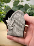 Obsidian Fairy Door Carving | Gold Sheen & Silver Sheen Stone Decor - Still Water Crystals