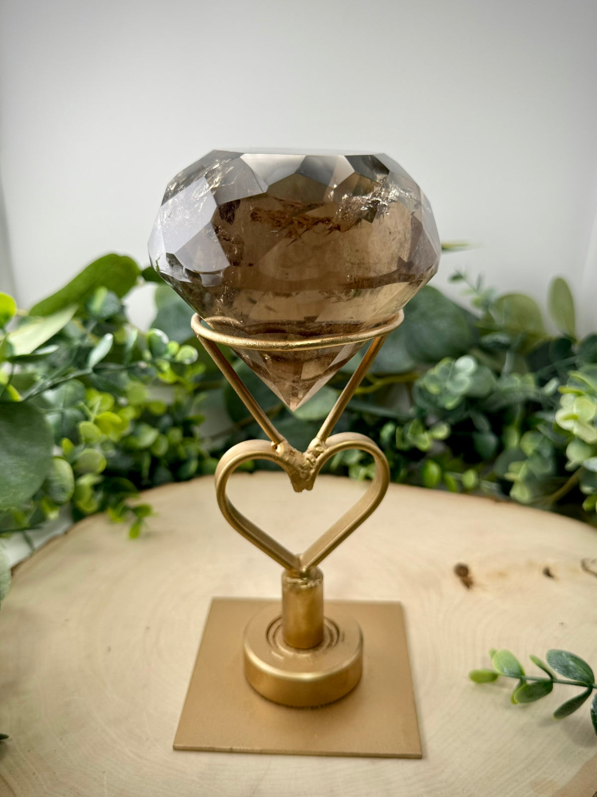 Faceted Lemurian Quartz from Brazil | Natural Crystal Display Specimen - Still Water Crystals
