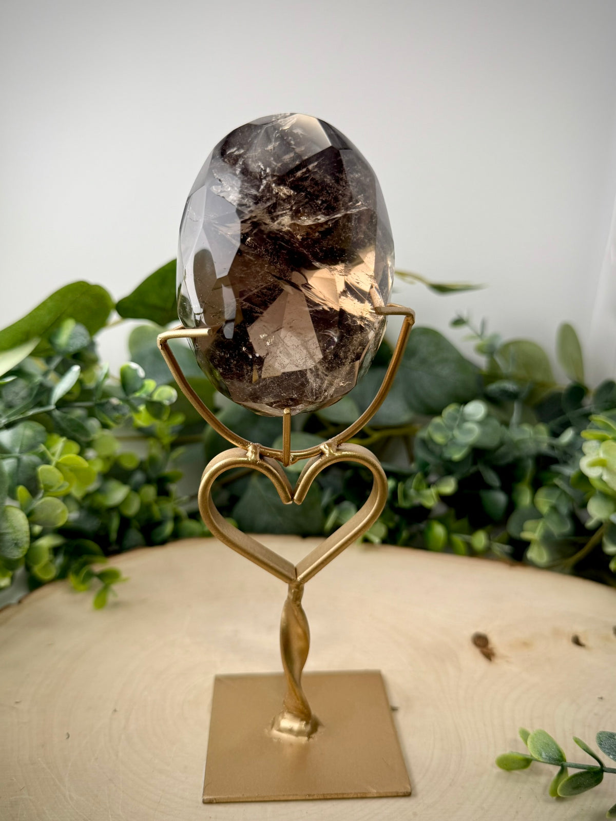 Faceted Lemurian Quartz from Brazil | Natural Crystal Display Specimen - Still Water Crystals