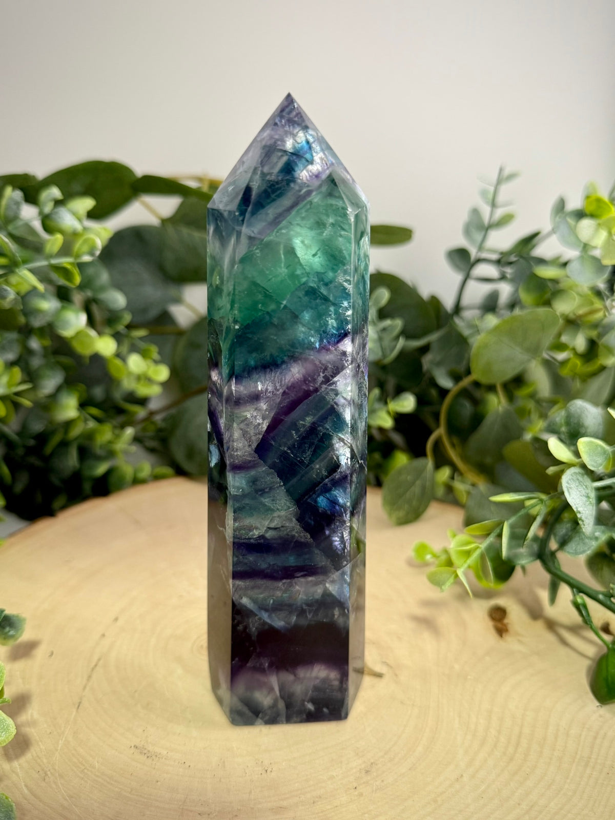 Rainbow Fluorite Towers | Natural Polished Crystal Points