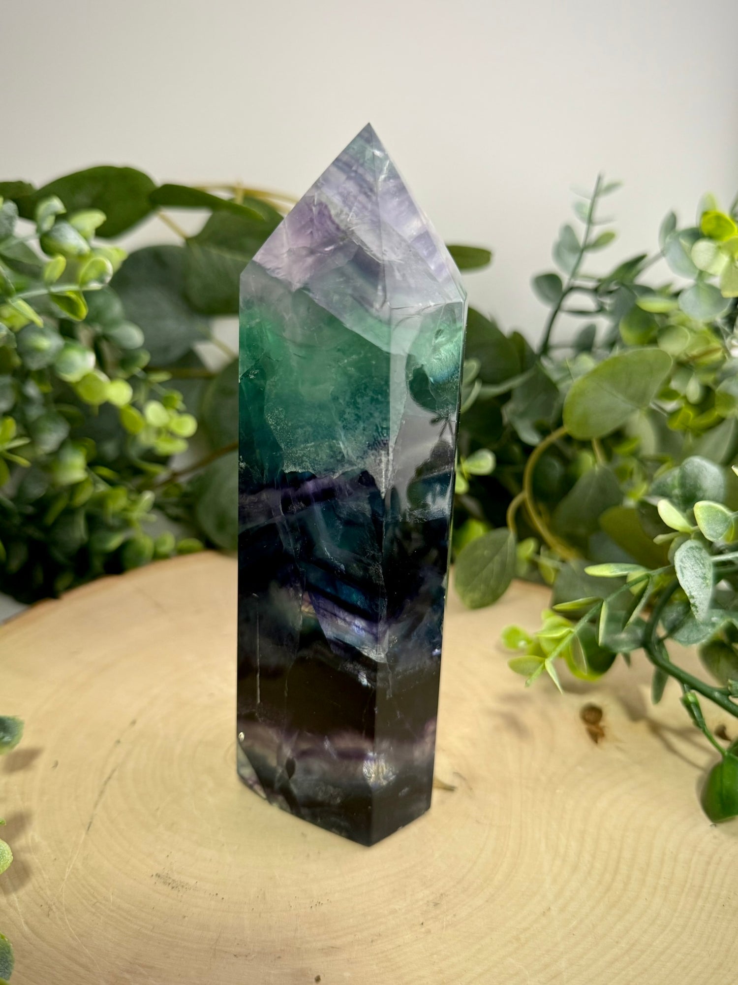 Rainbow Fluorite Towers | Natural Polished Crystal Points