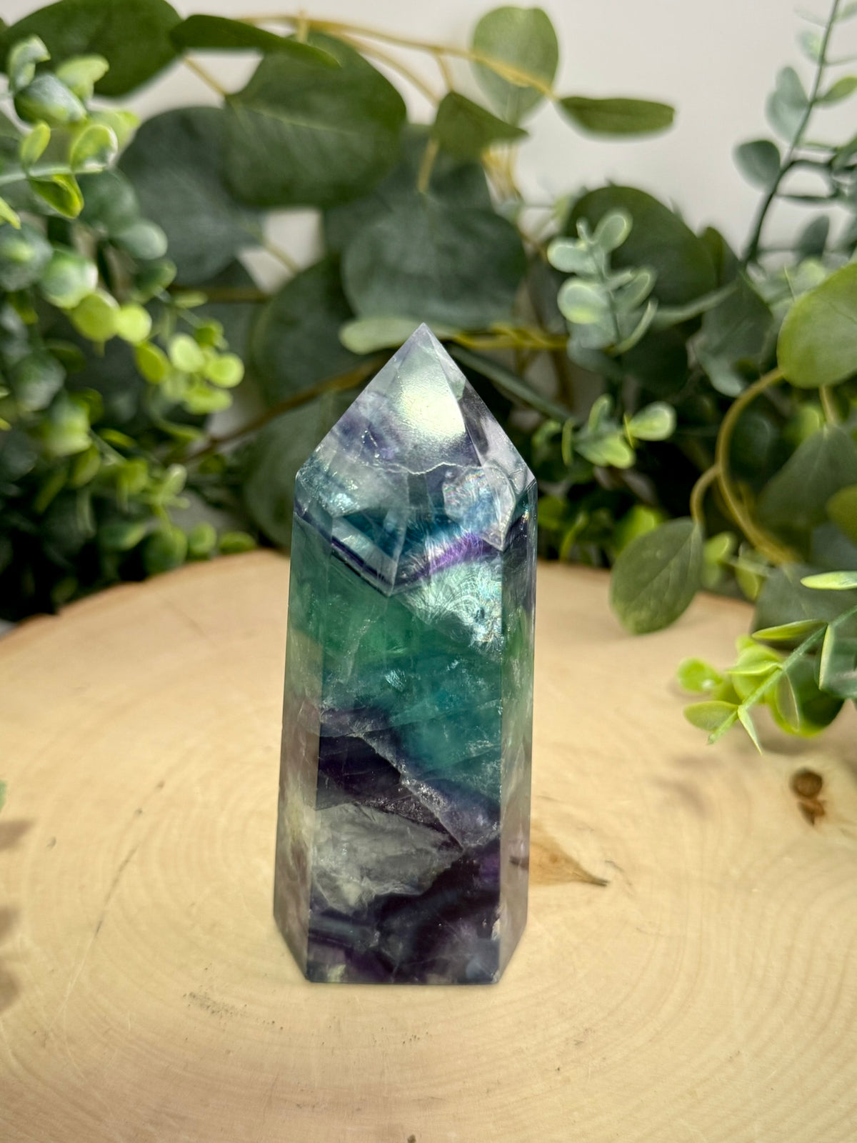 Rainbow Fluorite Towers | Natural Polished Crystal Points