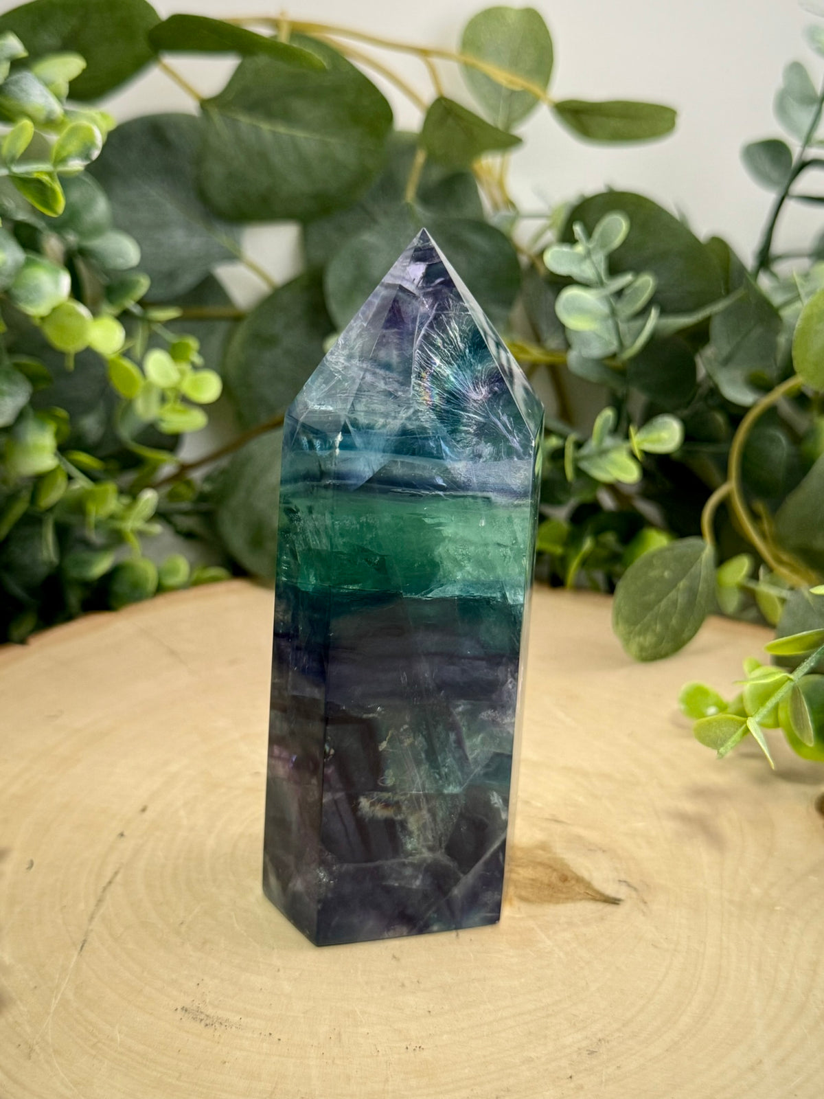 Rainbow Fluorite Towers | Natural Polished Crystal Points
