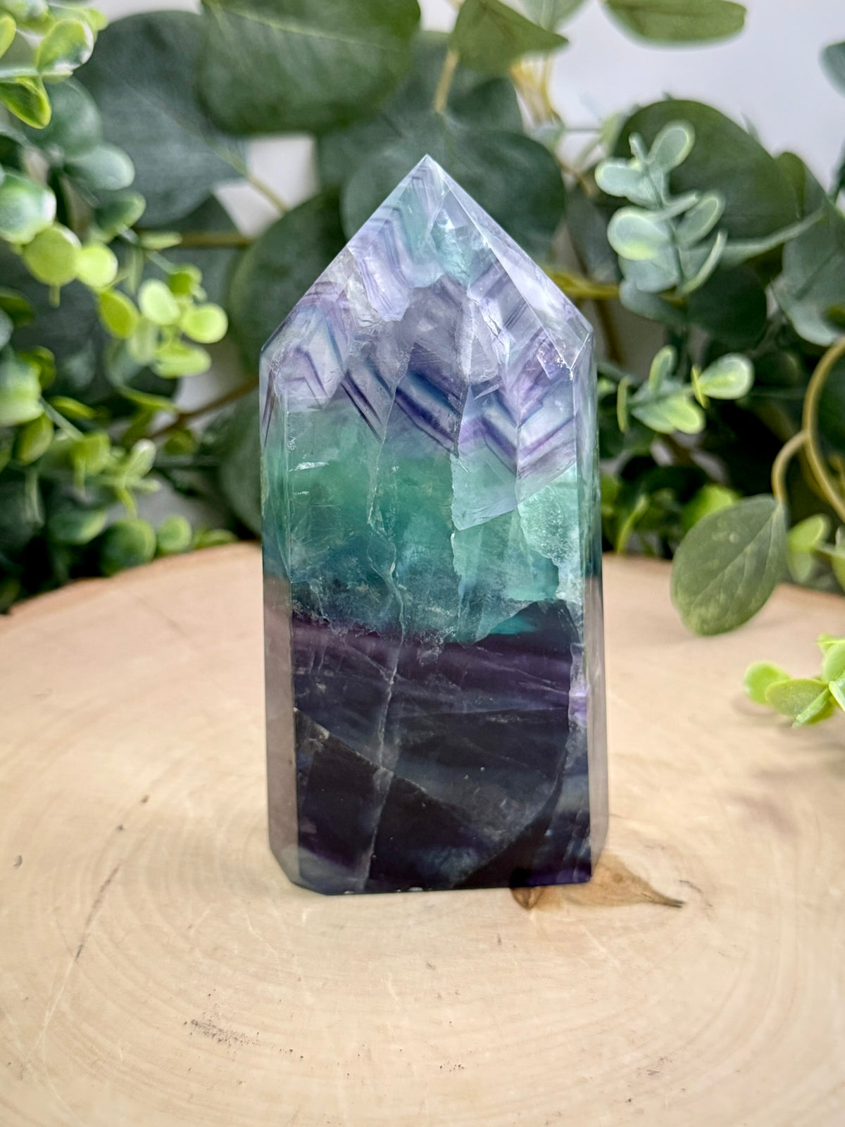 Rainbow Fluorite Towers | Natural Polished Crystal Points
