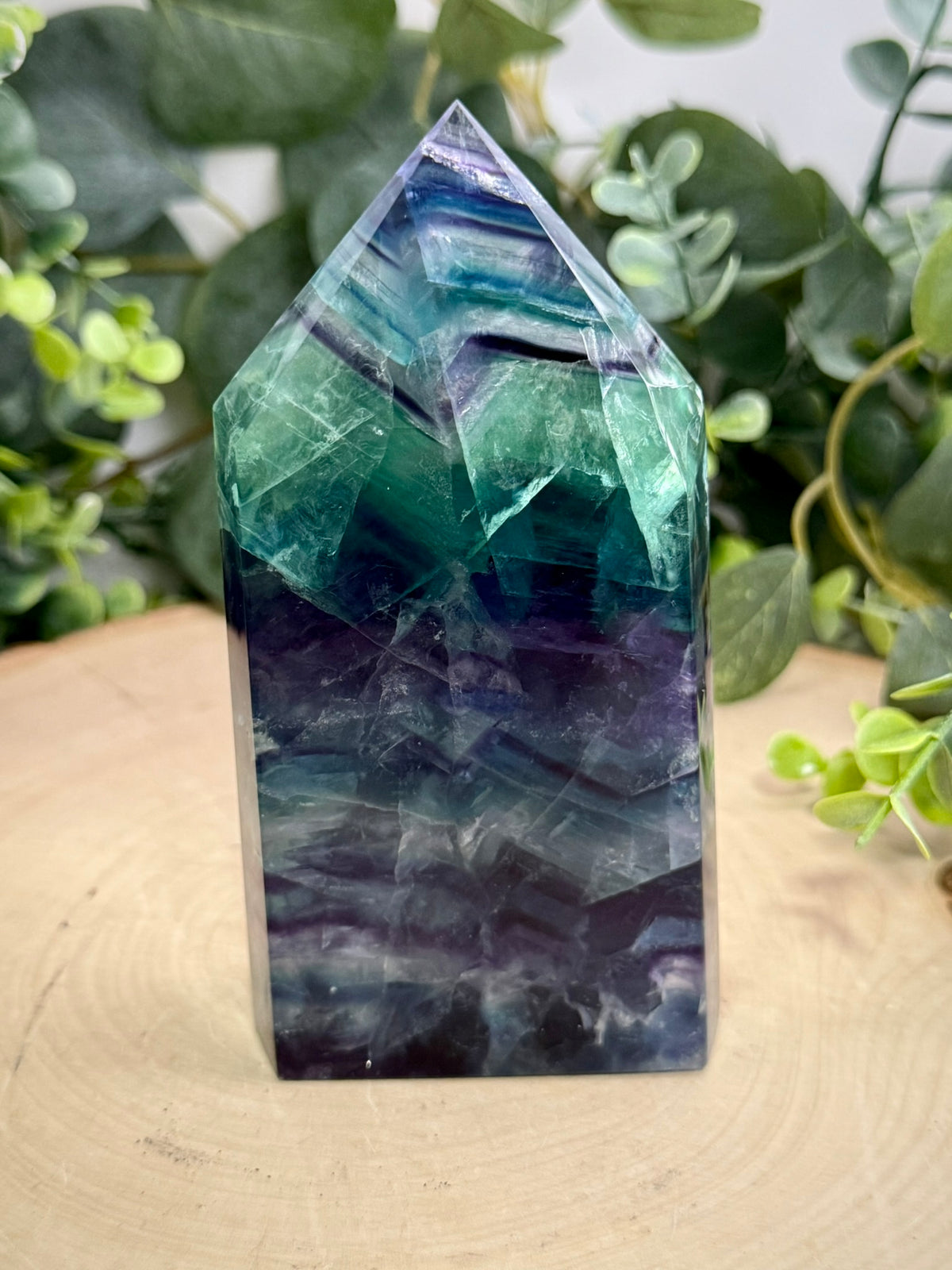 Rainbow Fluorite Towers | Natural Polished Crystal Points