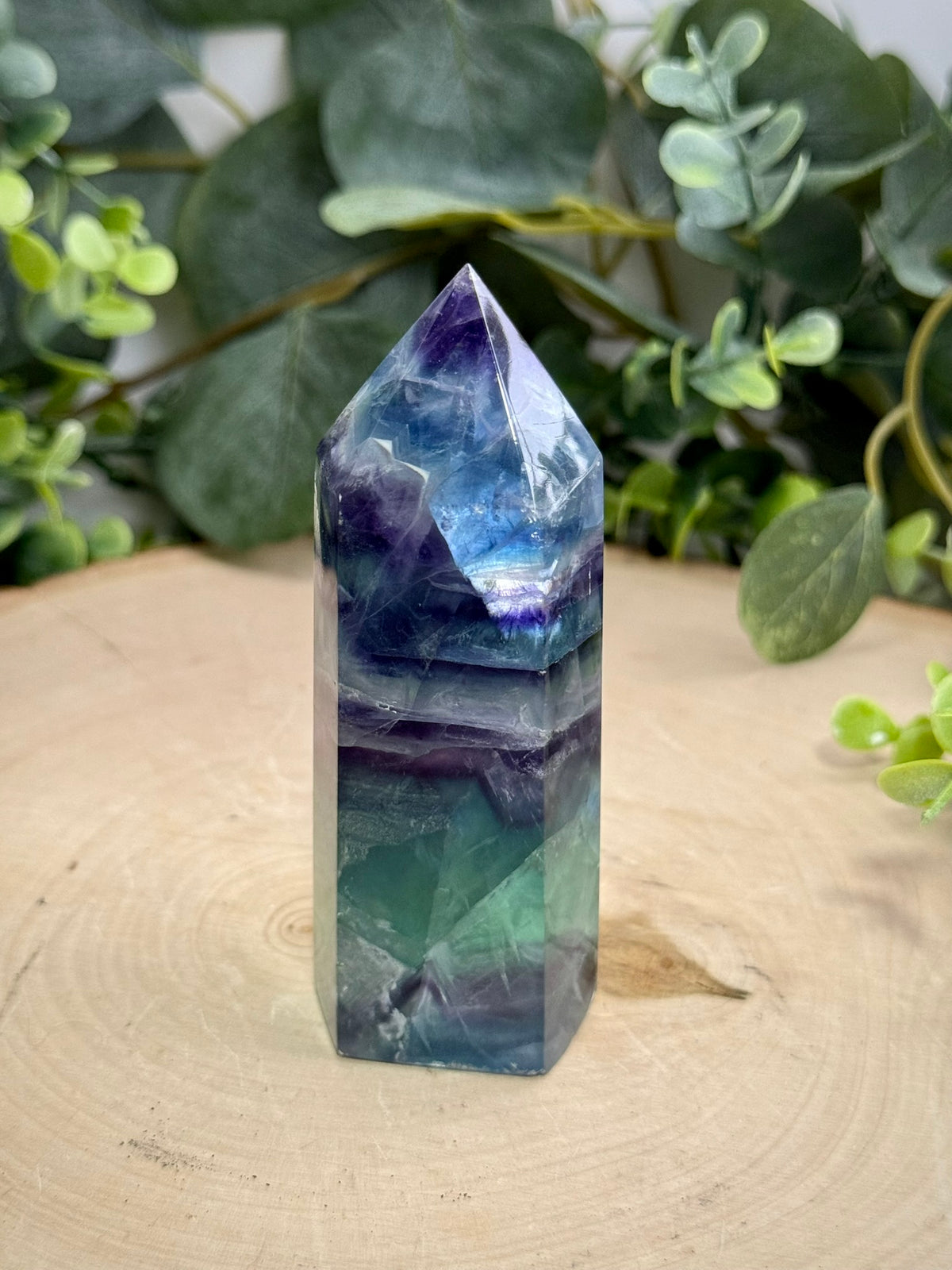 Rainbow Fluorite Towers | Natural Polished Crystal Points
