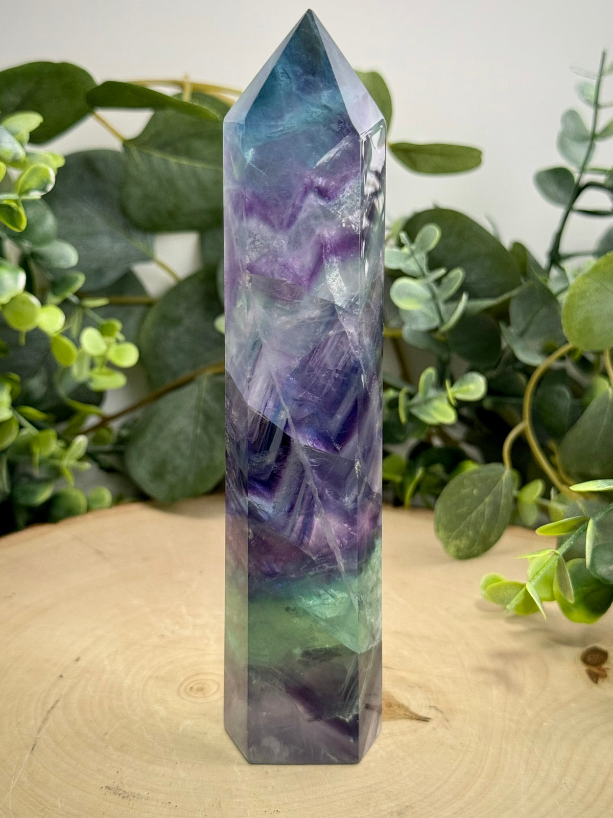 Discounted Rainbow Fluorite Towers | Natural Polished Crystal Points