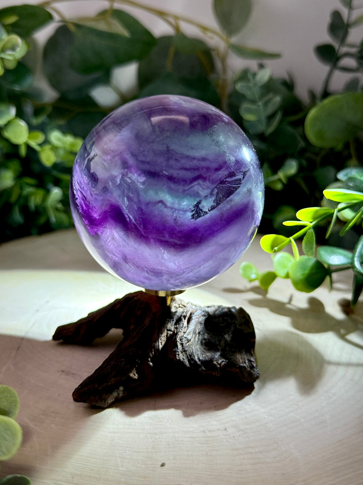 Rainbow Fluorite Spheres | Natural Polished Crystal Balls - Still Water Crystals