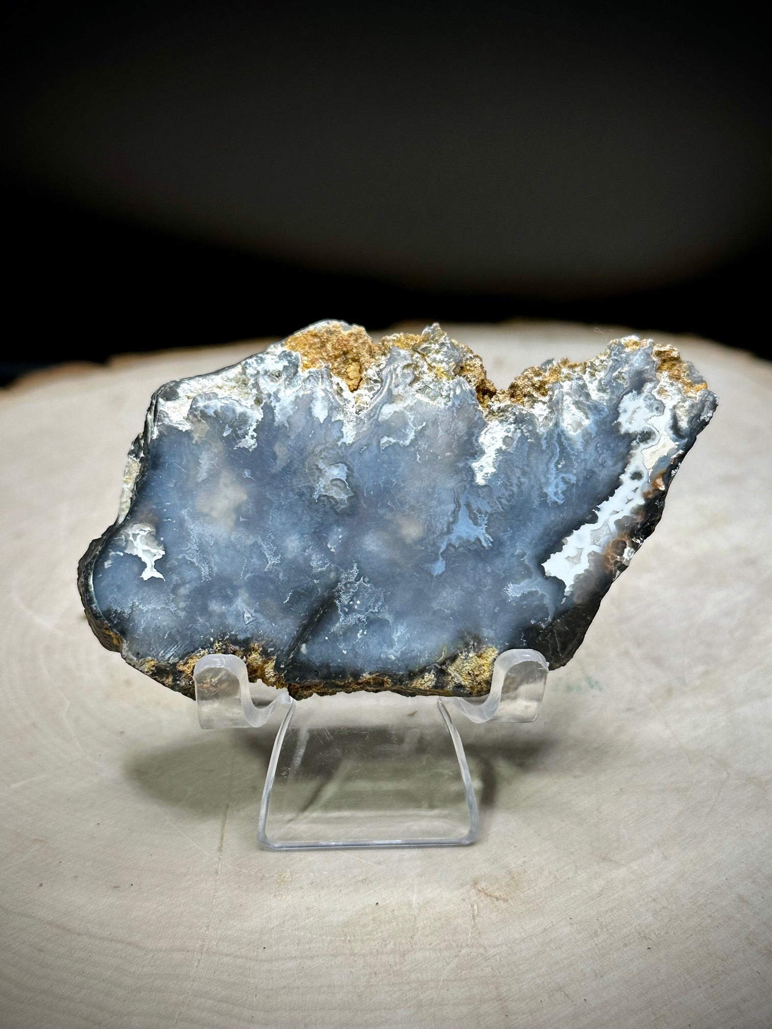 Blue Plume Slice