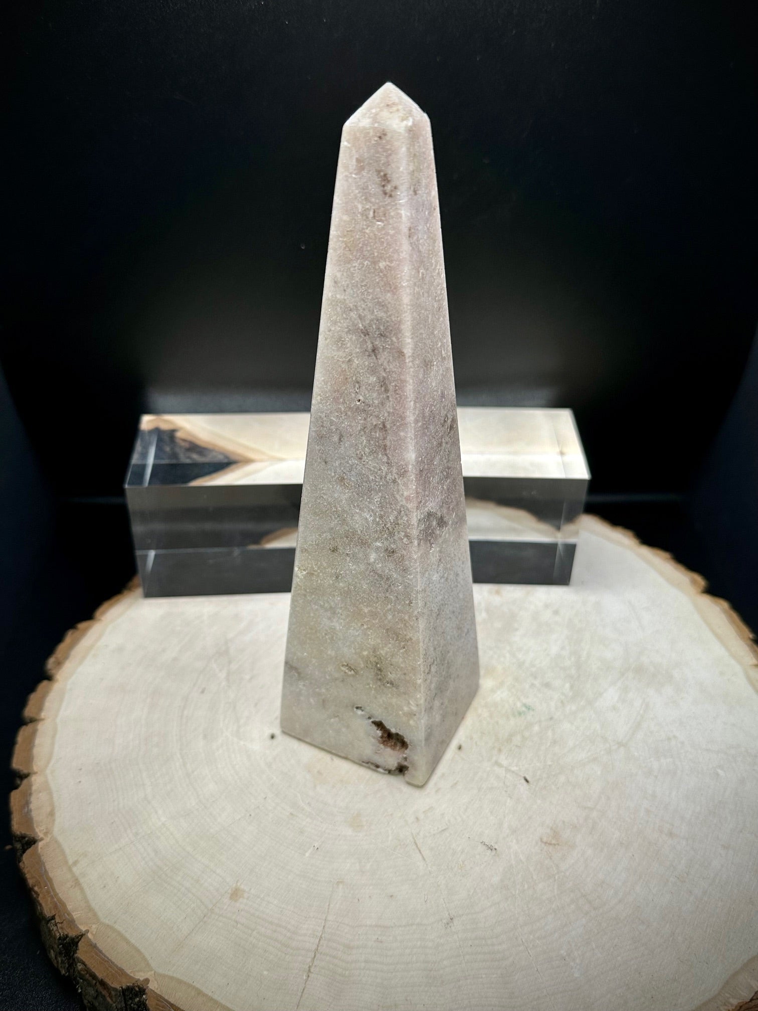 Pink Amethyst Obelisks