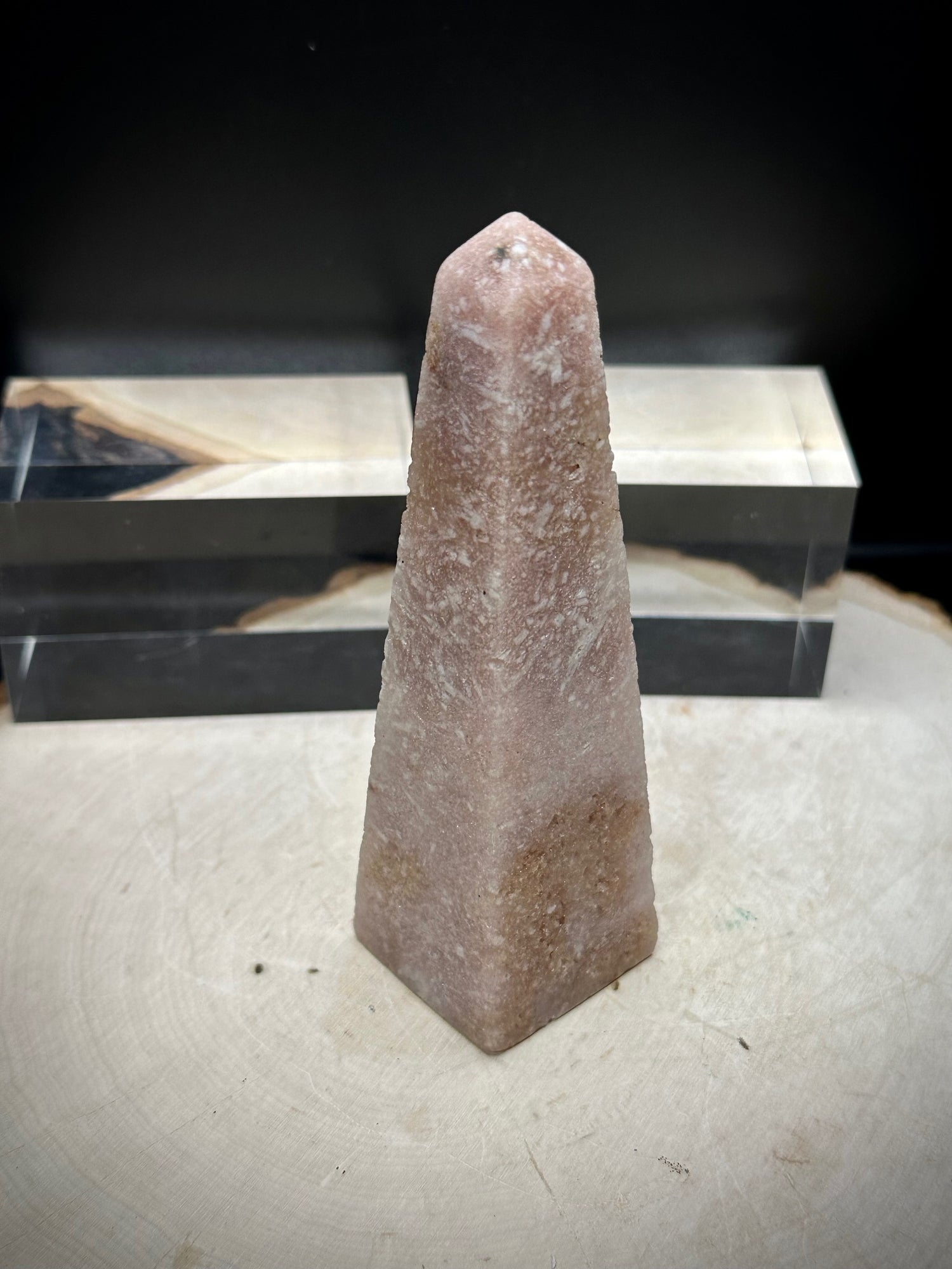 Pink Amethyst Obelisks