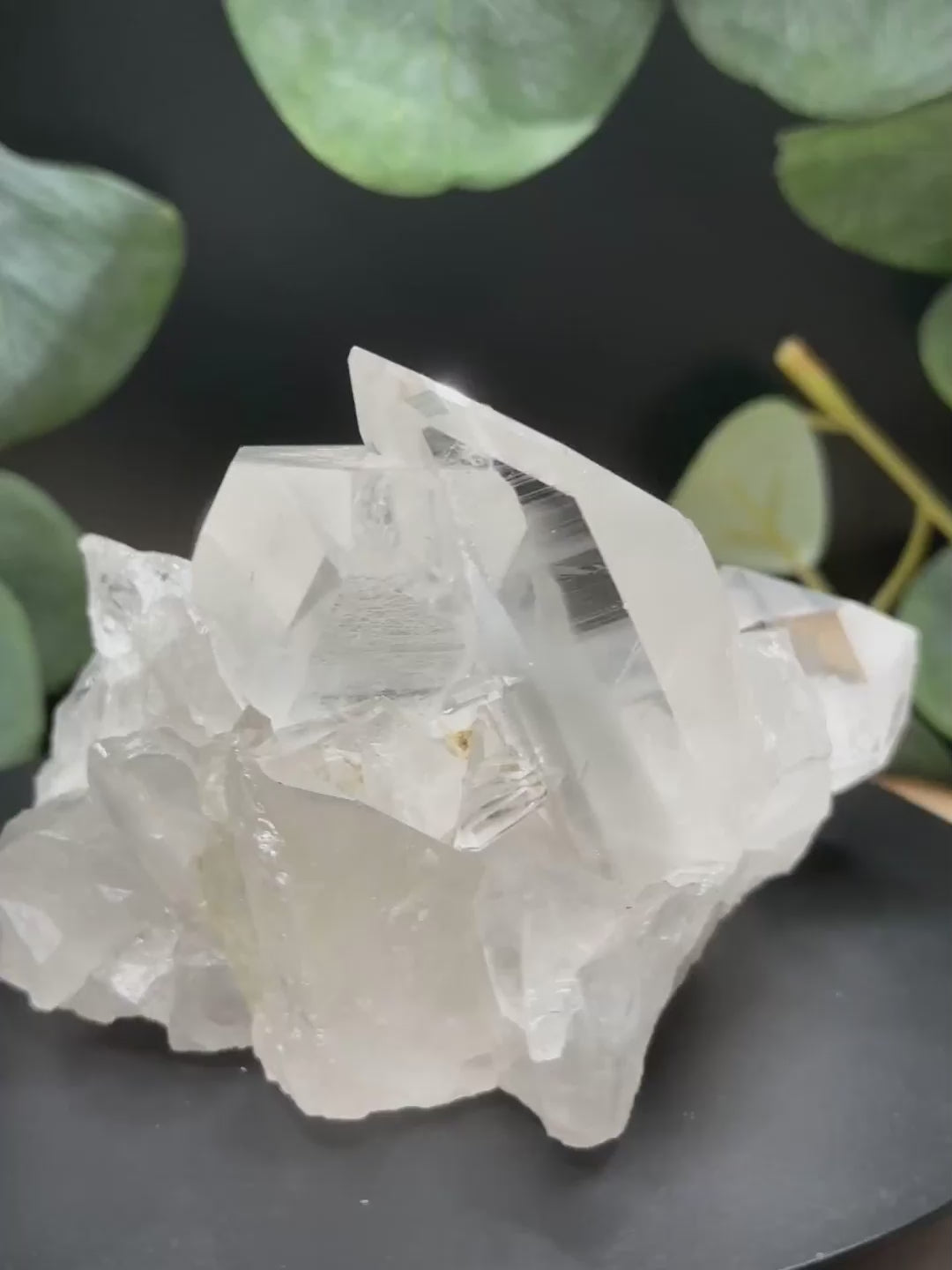 Quartz with Smoky Cluster Statement