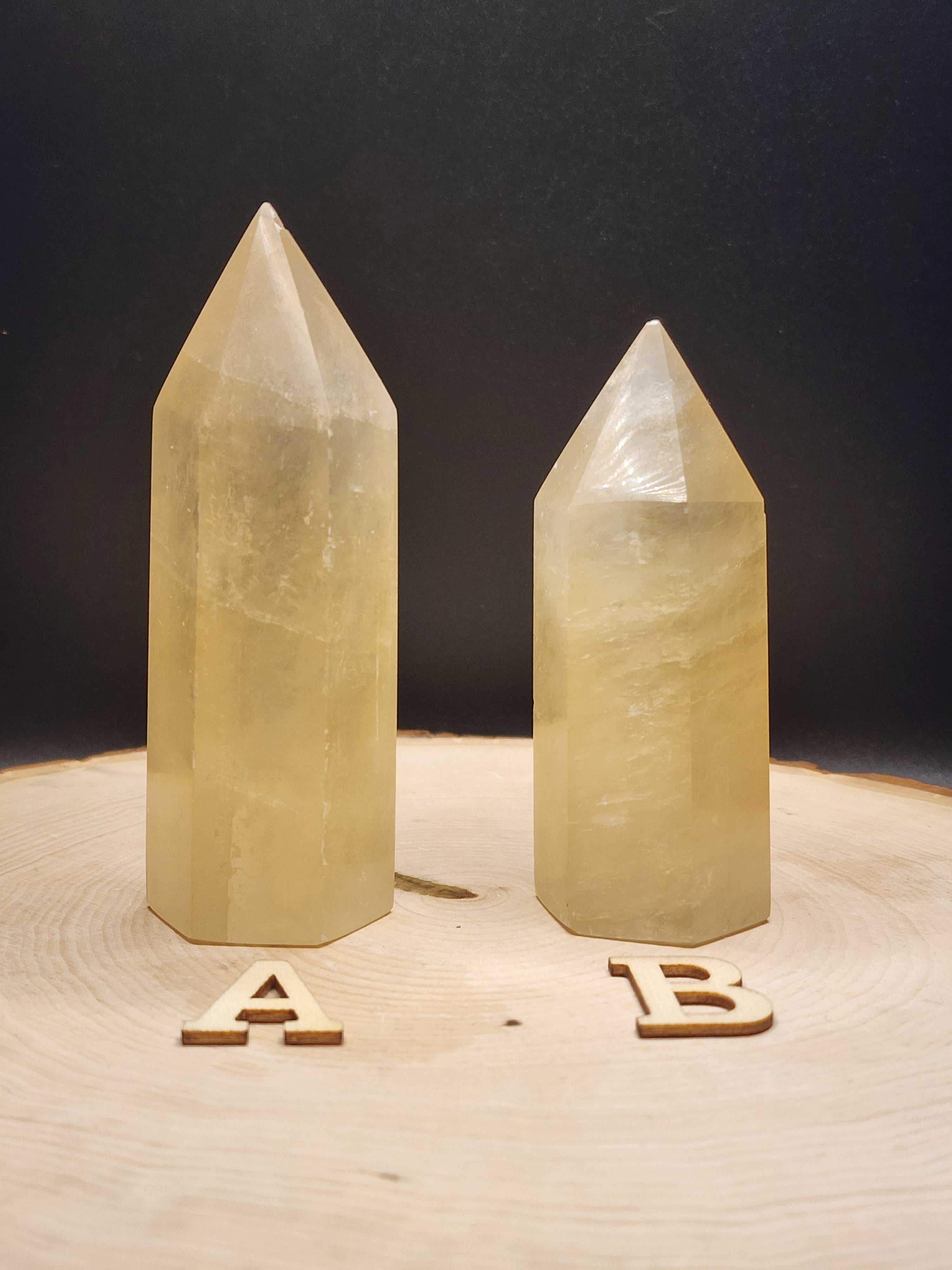 Honey Calcite Towers