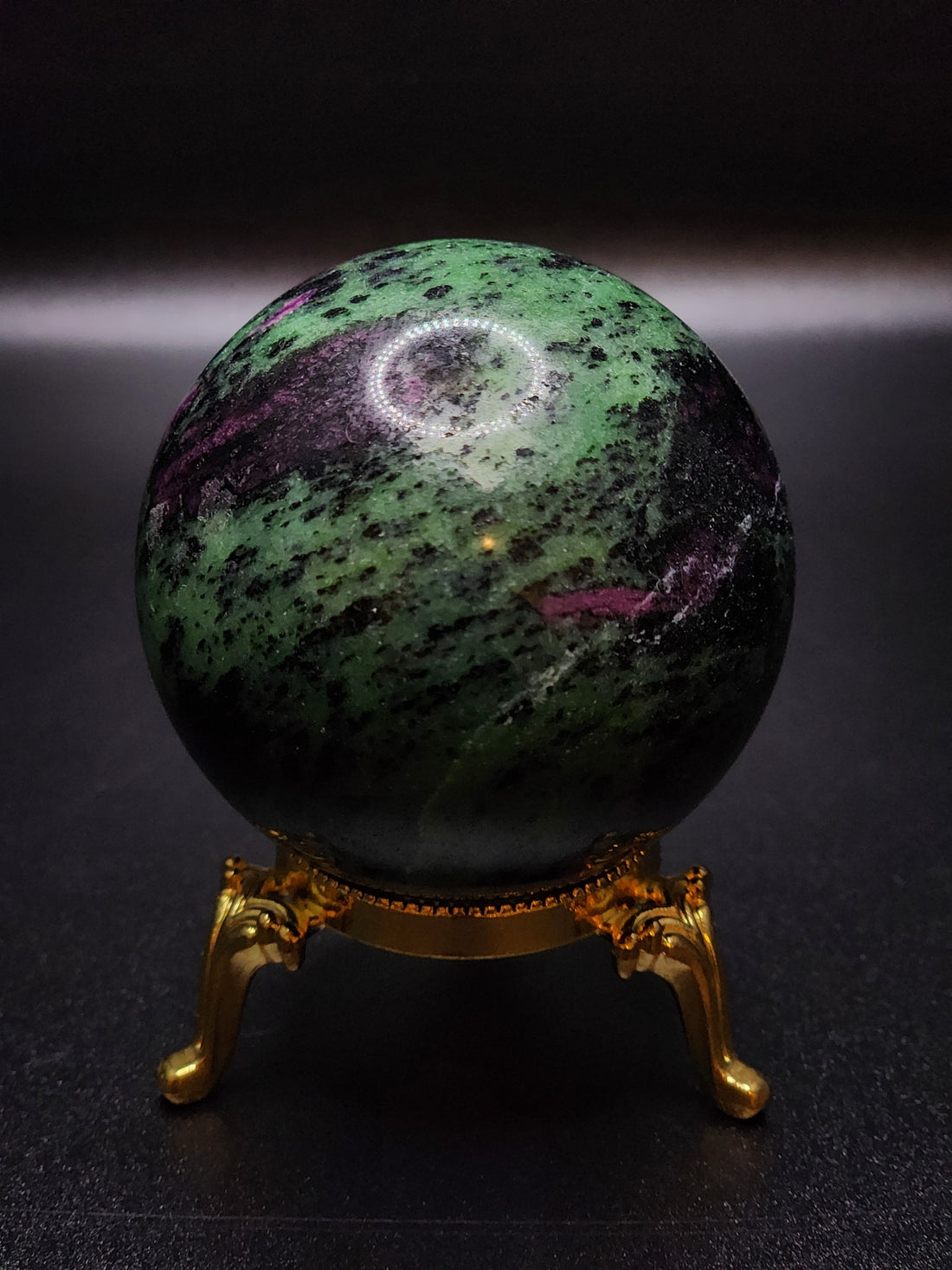 Ruby in Zoisite Spheres