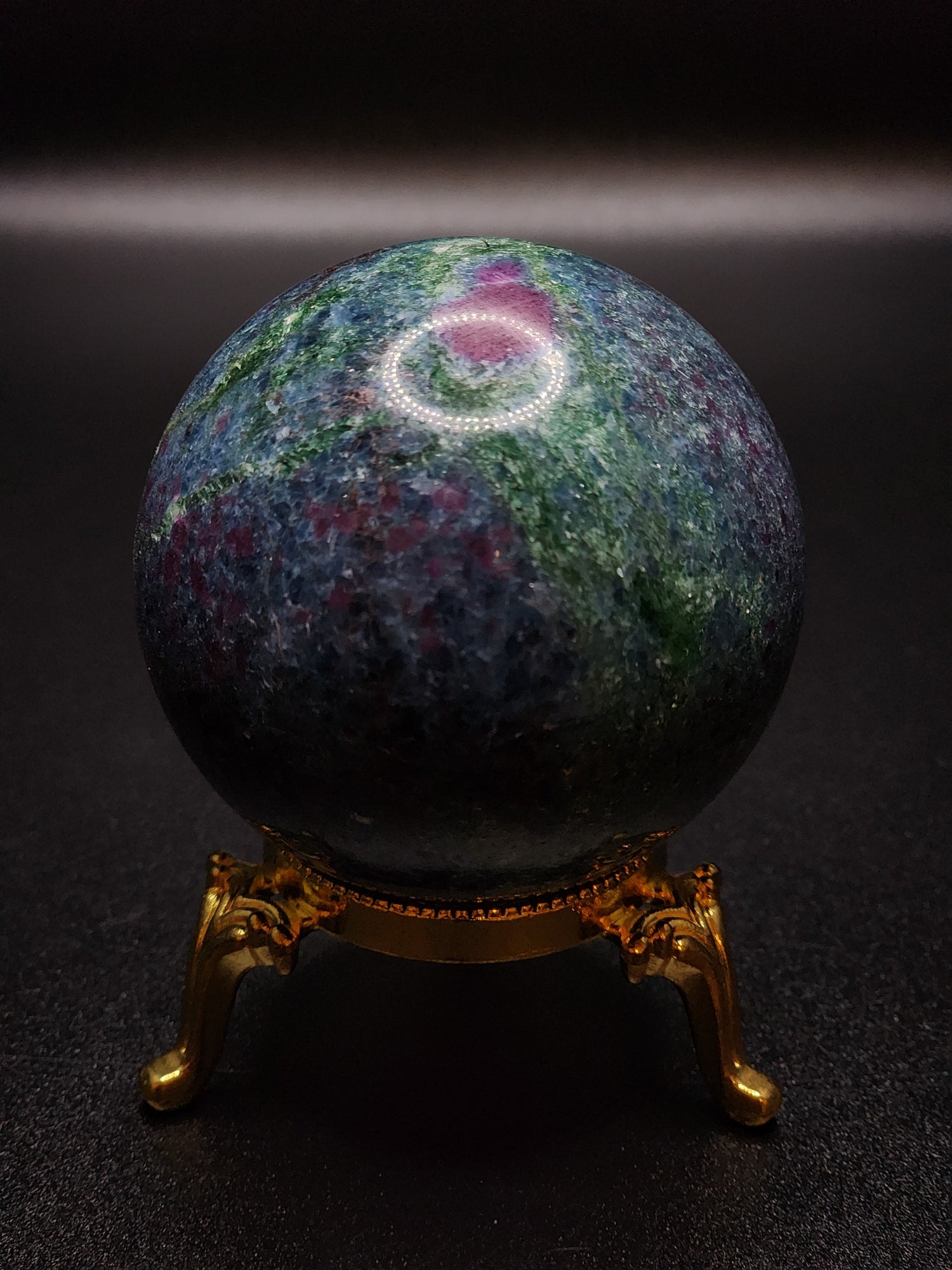 Ruby in Zoisite Spheres