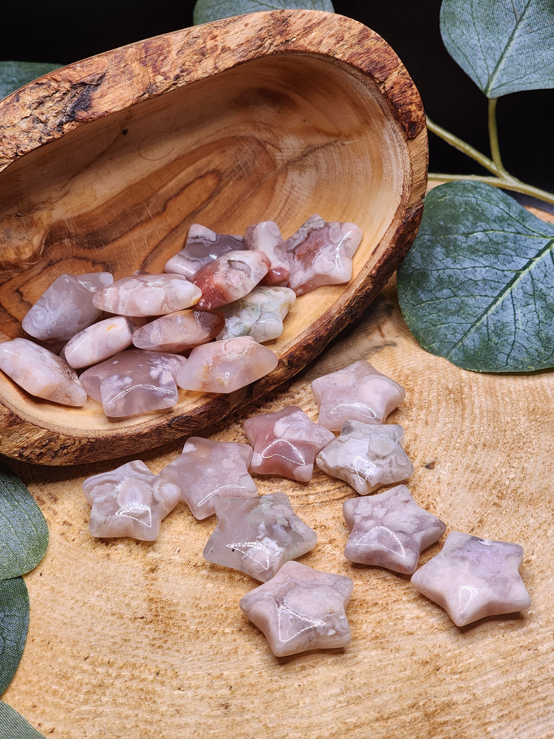 Mini Flower Agate Stars