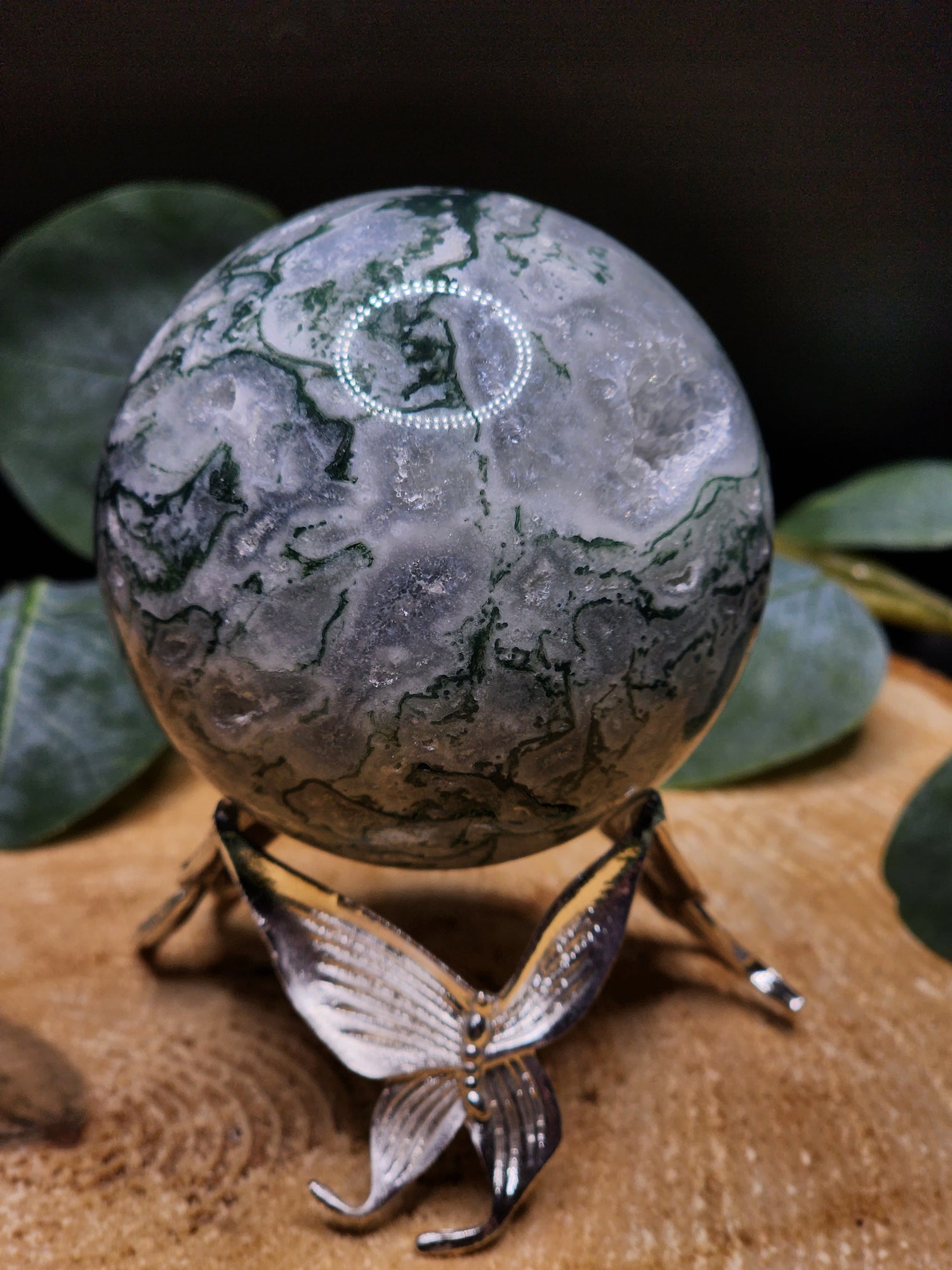 Moss Agate Spheres