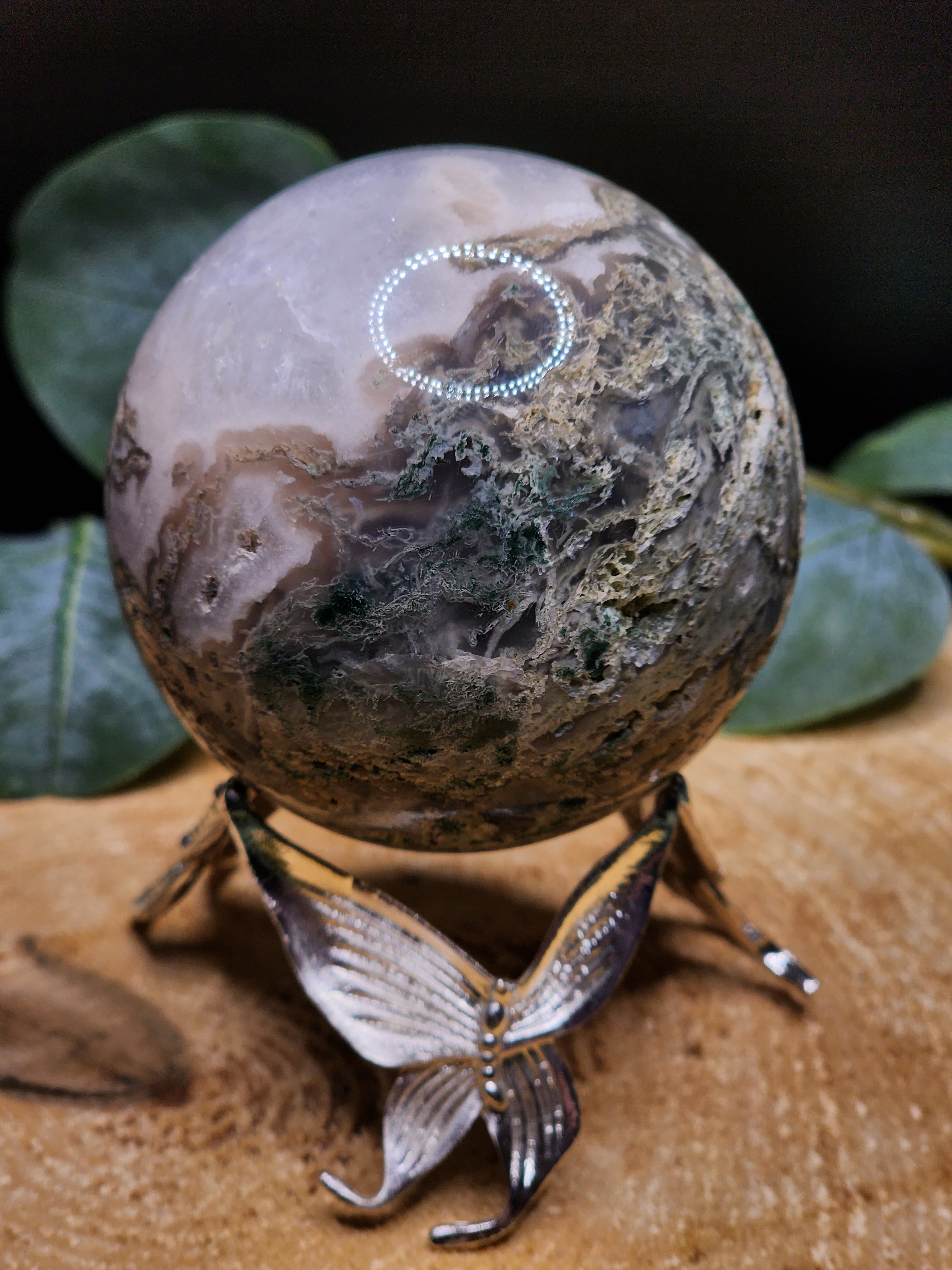 Moss Agate Spheres