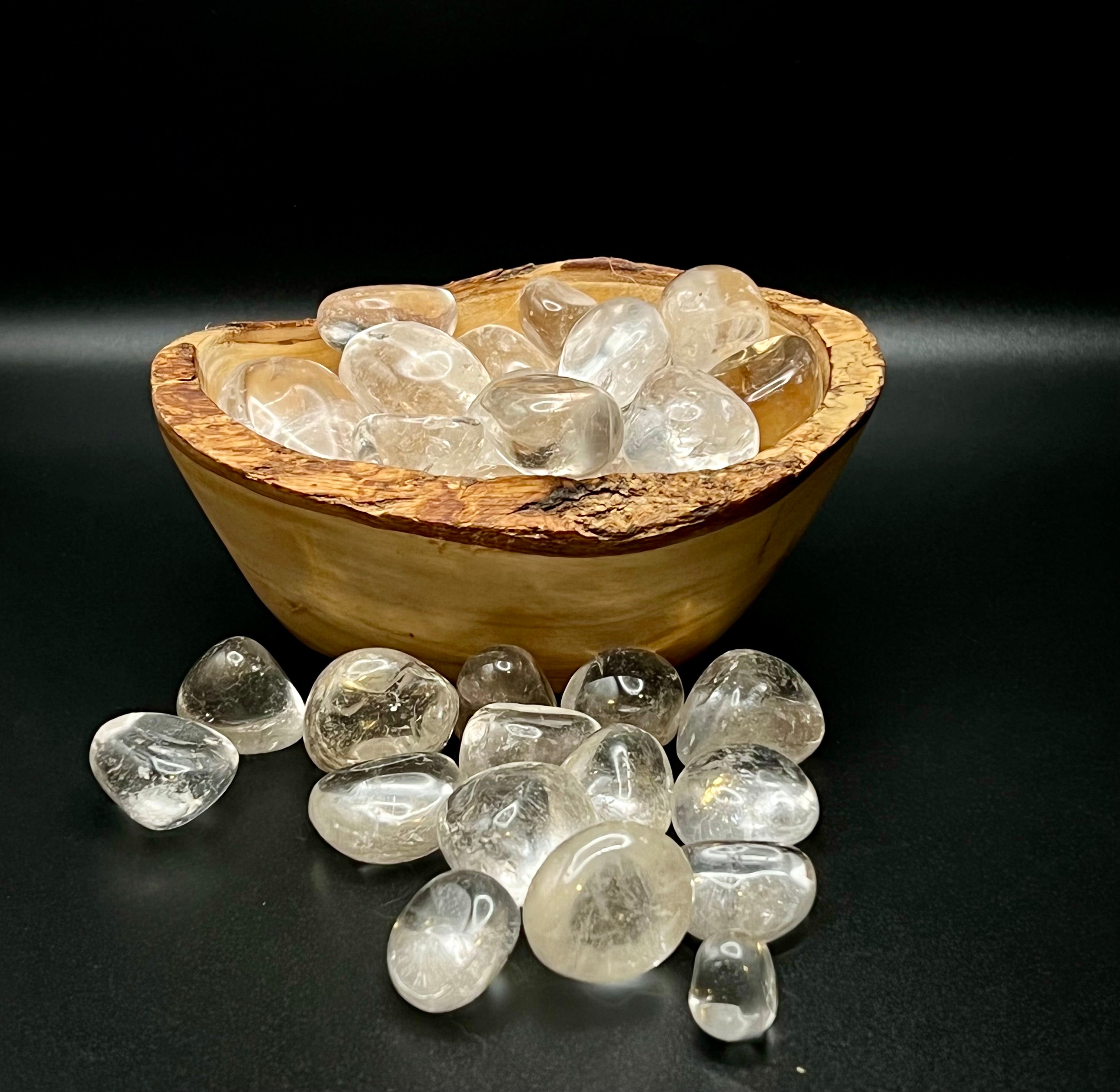 Clear Quartz Tumbles